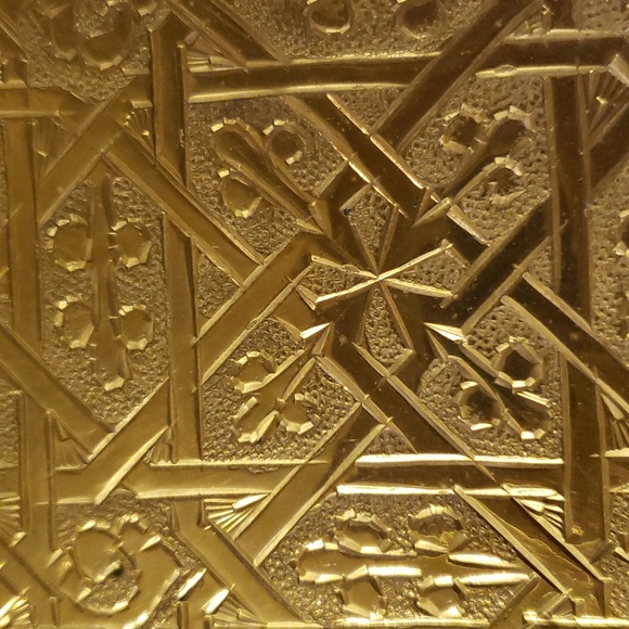 Vintage Brass Islamic Platter - Picture 3 of 6